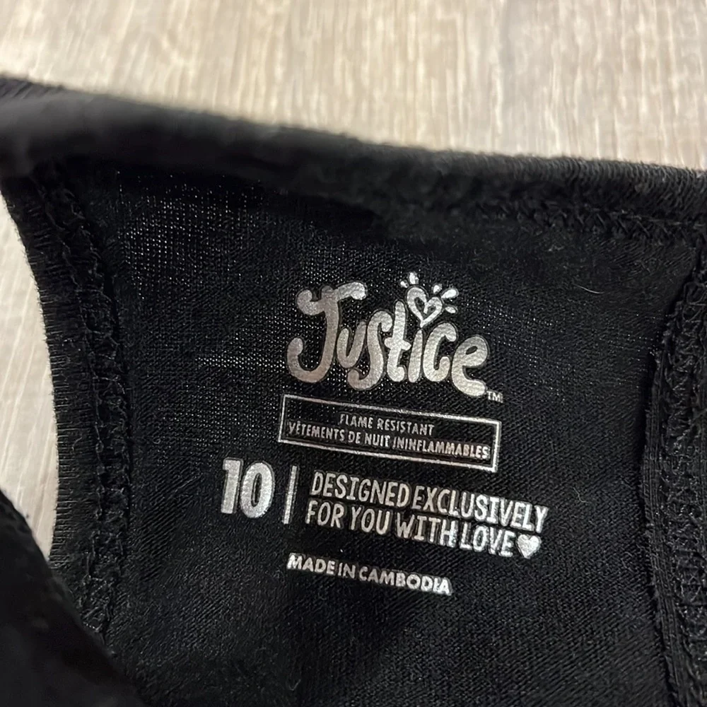 Justice Do Not Disturb Busy Doing Nothing Tank Top sz 10